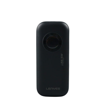 Lenyes PX153D Crystal Series Transparent Power Bank - 10000mAh - 22.5W Super Fast Charging - PD 20W Quick Charge - Dual Input and Multi-Output - LED Digital Display - Black