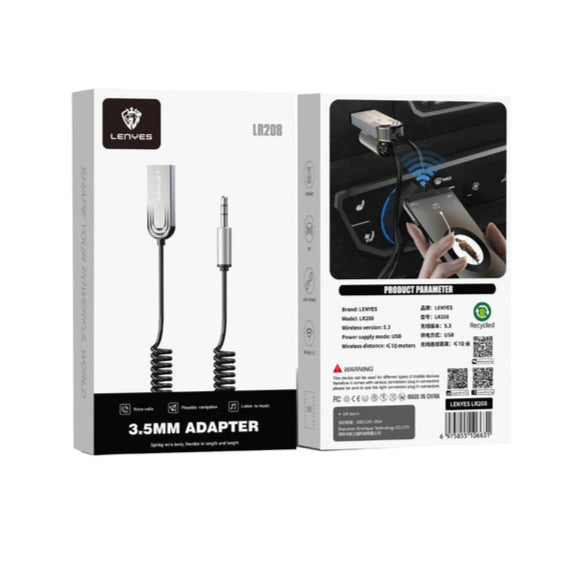 جهاز محول لاسلكي Lenyes LR208 لون فضي جهاز محول لاسلكي Lenyes LR208 لون فضي