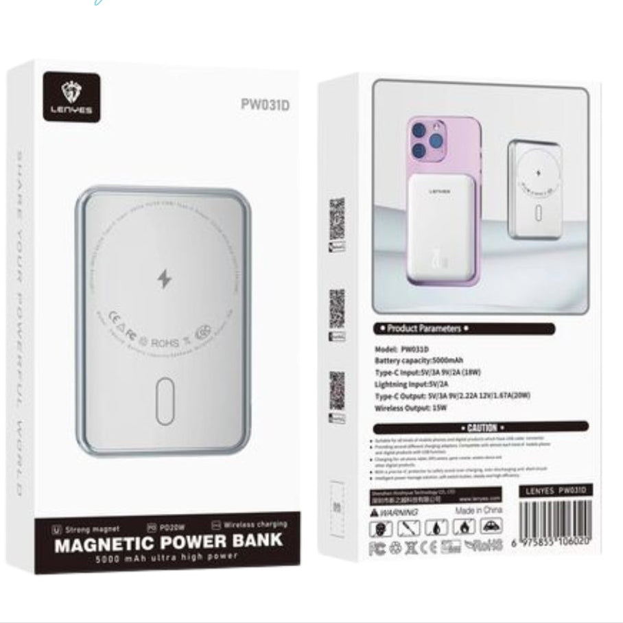 Lenyes PW031D Wireless Power Bank Lenyes PW031D Wireless Power Bank