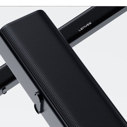 Lenyes S901 Bluetooth Soundbar Speaker - 20W Powerful Output - Dual Drivers - RGB Dynamic Lighting - Desktop & Portable Design - Wireless & Wired Connection - Black