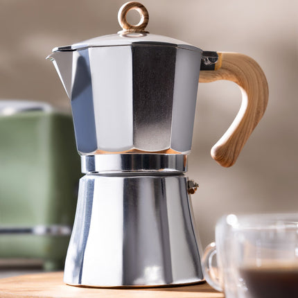 Carvi Steel Moka Pot 450ml - Italian Espresso Maker