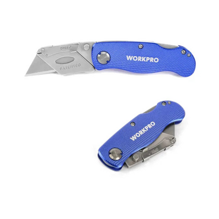 WORKPRO Aluminum Folding Utility Knife | W011004WE