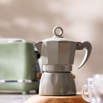 Tara Beige Moka Pot 150ml - Elegant Tea Server