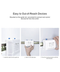 4CHPRO SONOFF 4CHR3 & 4CHPROR3 4-gang Wi-Fi Smart Switch with RF Control