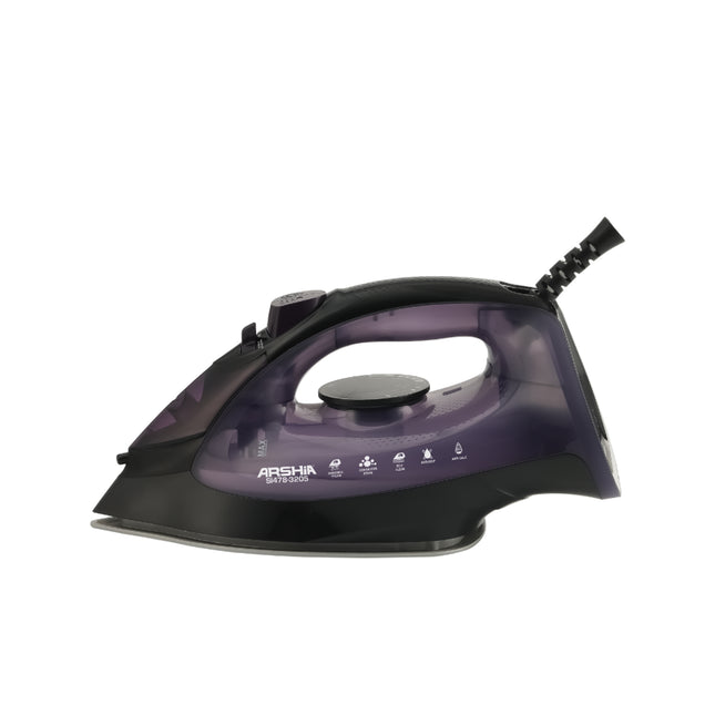3205ArshiaSteam Iron From Arshia Smooth Ceramic Soleplate | SI478-3205