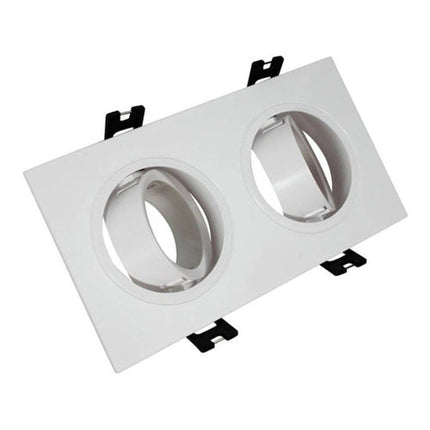 VE-0046 Vetro Double White Plastic Spot Frame  Modern Design |  Vetro  VE-0046 | VE-0046