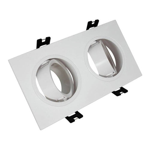 VE-0046 Vetro Double White Plastic Spot Frame  Modern Design |  Vetro  VE-0046 | VE-0046