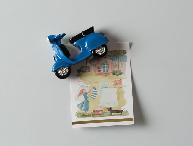 Madame Coco Motorcycle Refrigerator Magnet Decor