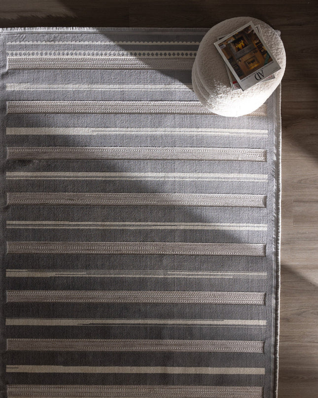Annecy Gray Rug - Modern Elegant Floor Covering
