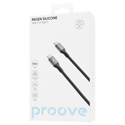 كابل Proove ReGen Silicone - Type-C إلى Type-C بقوة 60 واط (2 متر)