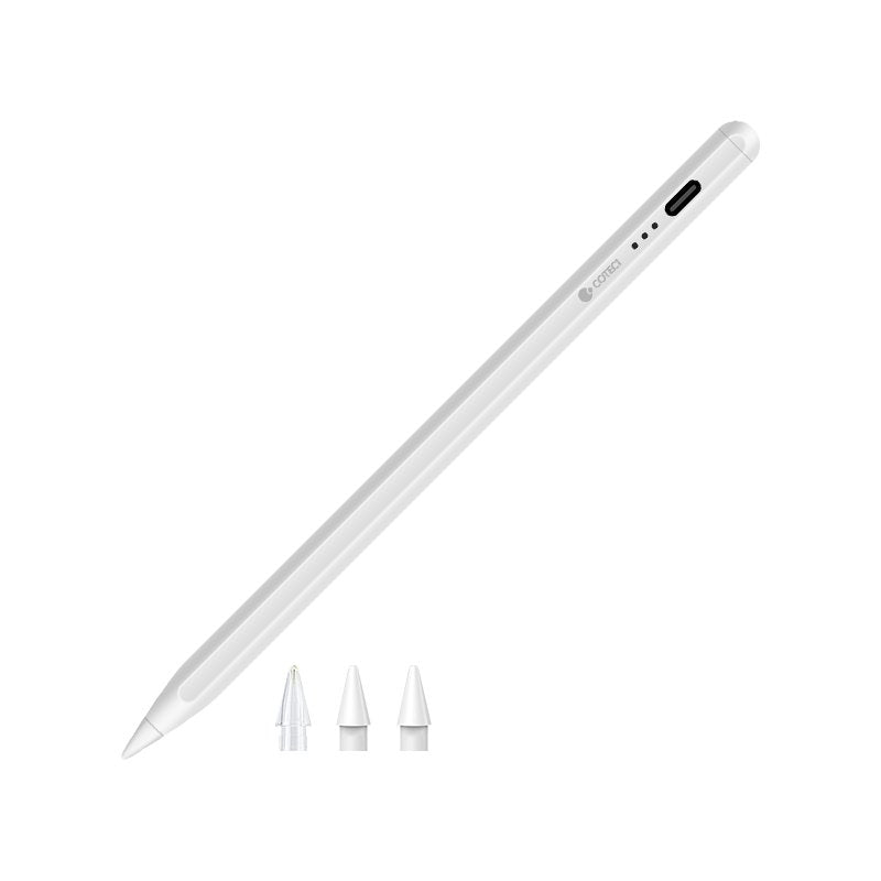 قلم كوتيسي (COTECI) الذكي P1 لأجهزة iPad - دقة عالية وحساسية للميل مع شحن سريع USB-C قلم كوتيسي (COTECI) الذكي P1 لأجهزة iPad - دقة عالية وحساسية للميل مع شحن سريع USB-C