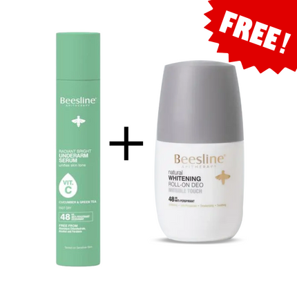 Beesline Radiant Bright Underarm Care Set - Cucumber & Green Tea