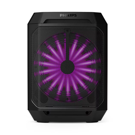 Philips TAX2208 Bluetooth Party Speaker with Light Modes & Karaoke Input