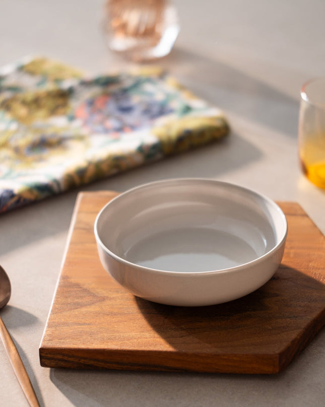 Grasse Gray Bowl – Chic Motif Dining Serveware