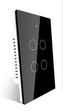 MOES - Zigbee Smart Switch -  4Gang - EU Type - Black