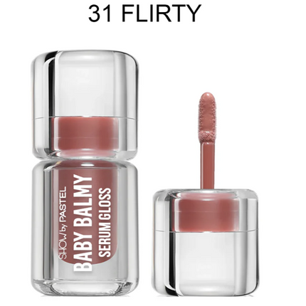 Pastel Baby Balmy Serum Lip Gloss – 31 Flirty