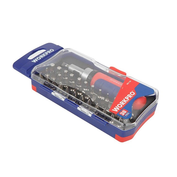 WORKPRO 38PC Ratcheting Screwdriver Set | WP200517 WORKPRO 38PC Ratcheting Screwdriver Set | WP200517