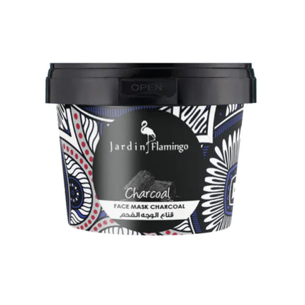 Jardin Flamingo Charcoal Face Mask 400g - Deep Cleanse