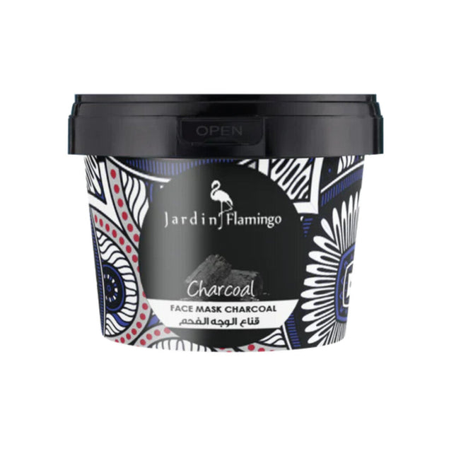 Jardin Flamingo Charcoal Face Mask 400g - Deep Cleanse