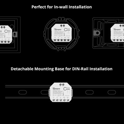 DualR3 SONOFF DUALR3/DUALR3 Lite Dual Relay Two Way Power Metering Smart Switch