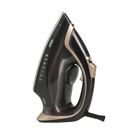 Steam Iron Black & Gold From Arshia Powerful Steam Performance | SI498-3204