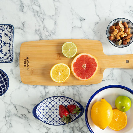 Madame Coco Ange Bamboo Cutting Board for Kitchen