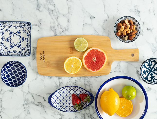 Madame Coco Ange Bamboo Cutting Board for Kitchen