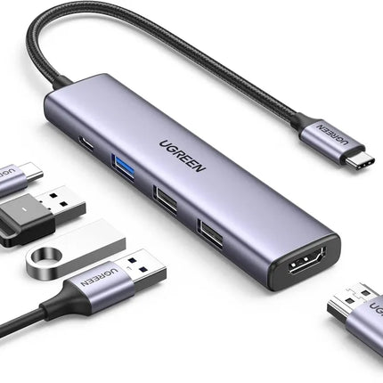 Ugreen YBD-C 20W Multi-Port Fast Charger USB-C PD