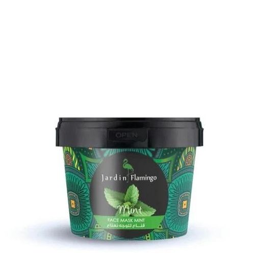 Jardin Flamingo Mint Face Mask 400g - Purifying Clay