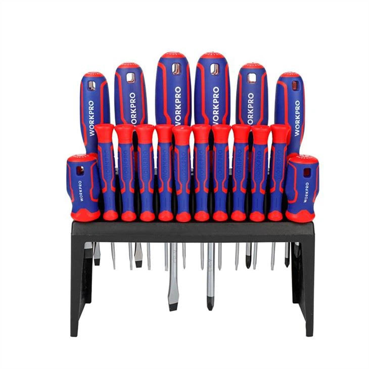 WORKPRO 18PC Screwdriver Set with Rack |WP200506 WORKPRO 18PC Screwdriver Set with Rack |WP200506