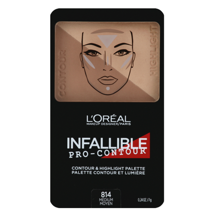 L'Oréal Paris Infallible Pro-Contour Palette 814 Medium