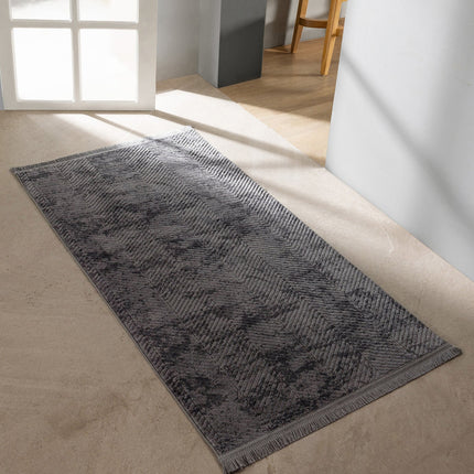 Eze Anthracite Modern Carpet - Premium Floor Covering