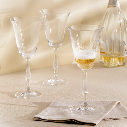 Lucinda 6-Piece Crystal Wine Glass Set 250ml