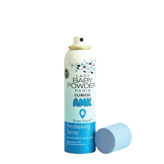 Lady Baby Powder AMK Sheer Floral Blue Spray 150ml