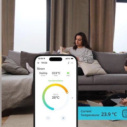 TRVZB SONOFF Zigbee Thermostatic Radiator Valve | TRVZB