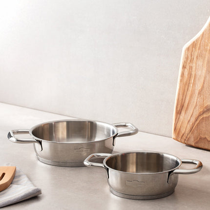 Mira 2-Piece Non-Stick Steel Sahan Frying Pan Set