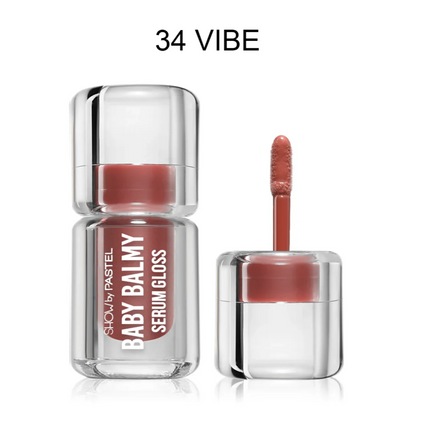 Pastel Baby Balmy Serum Lip Gloss – 34 Vibe