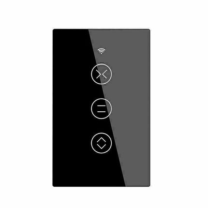 MOES - Zigbee Smart Switch -  Curtains 1Gang - US Type - Black
