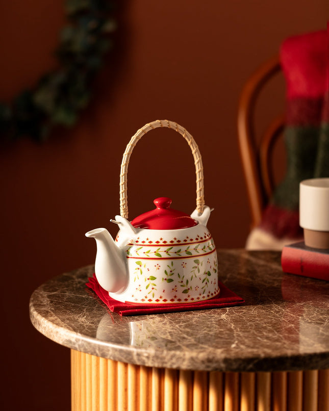 Dasher Colorful Teapot for Herbal Tea Preparation