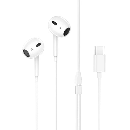 HOCO M1 Max Type-C Wired Earphones with Microphone