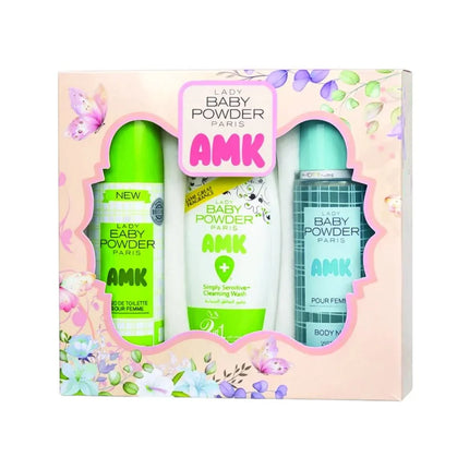 Lady Baby Powder AMK Vanilla Personal Care Set