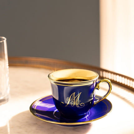 Lena 4-Piece Colorful Coffee Cup Set - Vibrant Ceramic