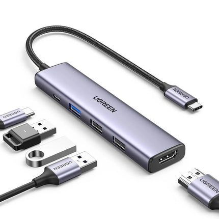 Ugreen YBD-C 5-in-1 USB-C Hub with 100W PD & 4K HDMI
