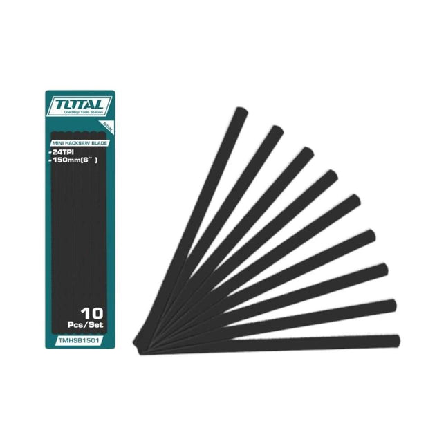 Total TMHSB1501 Mini Hacksaw Blade 6” – 10 Pieces