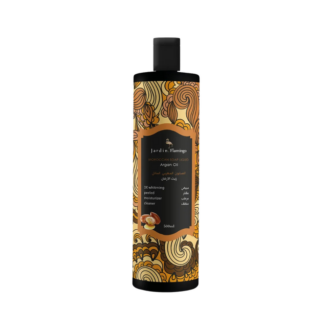 Jardin Flamingo Moroccan Argan Oil Liquid Body Soap