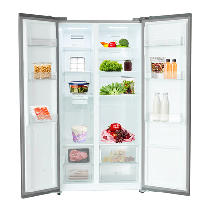 Skyworth 541L Side-by-Side Refrigerator No Frost A++ Dark Inox