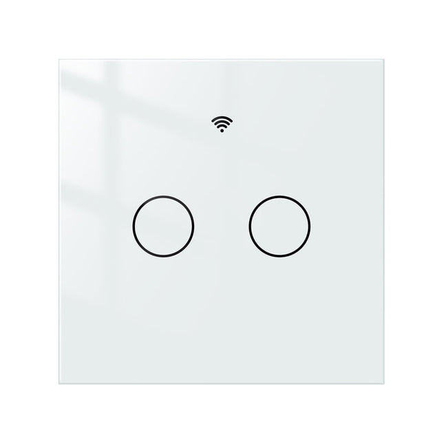 MOES - WIFI Smart Switch - 2Gang  - EU Type - White