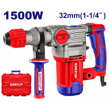 EMTOP 1500W 32mm Rotary Hammer
