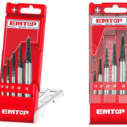 EMTOP Screw Extractor Set - 5 Pieces
