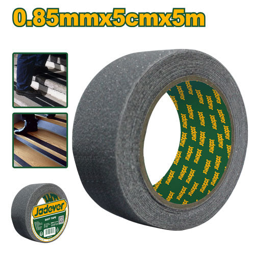 JADEVER Quartz‑Sand PVC Anti‑Slip Tape (5 cm × 5 m)